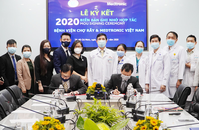 Bệnh viện Chợ Rẫy ký biên bản ghi nhớ cùng Medtronic